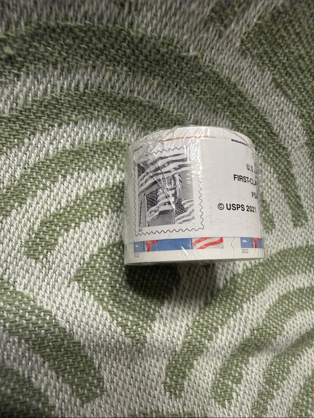 USPS First-Class Forever Stamp Roll - Patriotic Flag Design